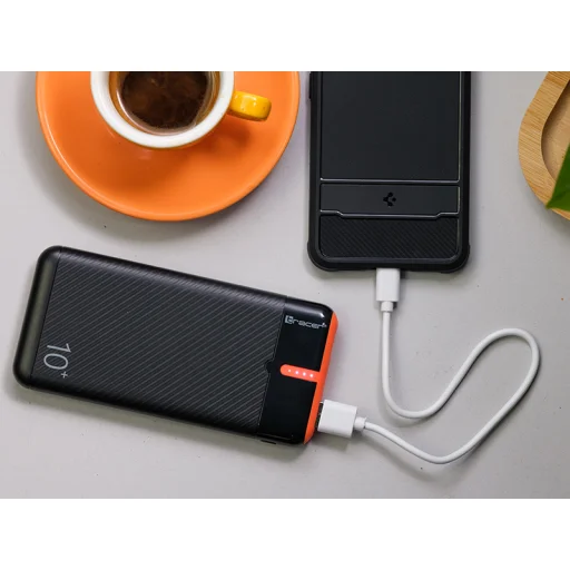 Tracer 47513 EnerGo 10000mAh Power Bank čierna/oranžová - 6