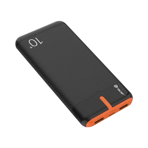 Tracer 47513 EnerGo 10000mAh Power Bank čierna/oranžová - 2