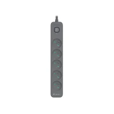 Tracer 47024 Zebra Mobile Ready 1,5 m prepäťová ochrana (5 zásuviek + 2 USB 2,1 A)
