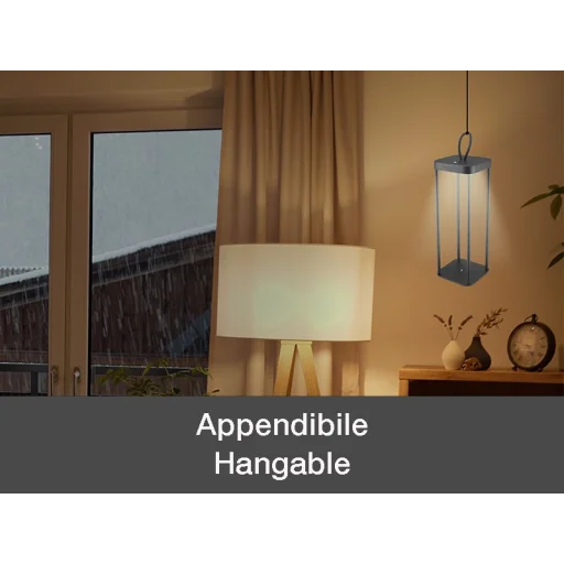 Beper P207ILI100 nabíjateľný lampáš čierny - 5