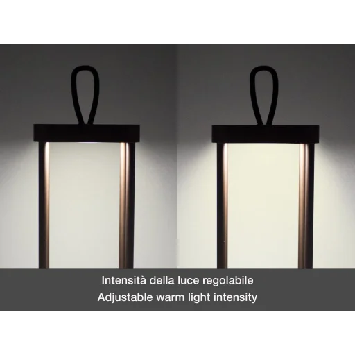 Beper P207ILI102 nabíjateľný kovový lampáš Corten - 4