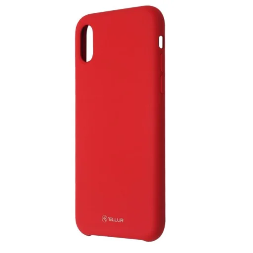 Tellur Liquid Silicone puzdro pre iPhone XS, červené - 2