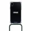 Lookabe Necklace iPhone Xr arany-zöld nyakpántos tok loo014 thumbnail