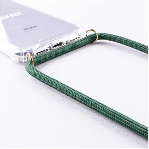 Lookabe Necklace iPhone Xr arany-zöld nyakpántos tok loo014 - 4
