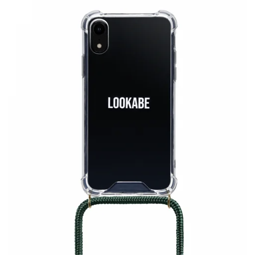Lookabe Necklace iPhone Xr arany-zöld nyakpántos tok loo014 - 1