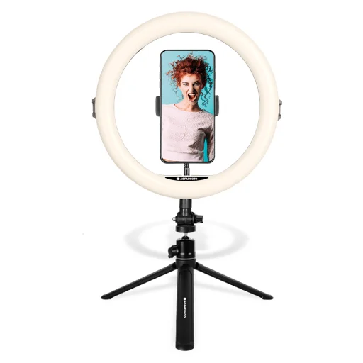 AgfaPhoto ARL11 kruhové svetlo + statív set - 2
