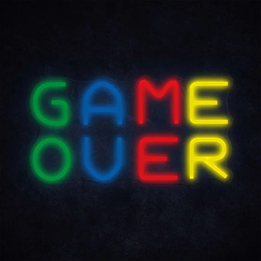 Manta SNL102MT Style Neon Lights GAME OVER dekoračná LED neónová lampa - 5