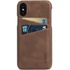 Krusell Sunne 2 kártyatartós bőr tok Apple iPhone X készülékhez, vintage konyakbarna (61104) thumbnail