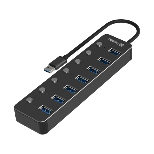 Sandberg 134-33 USB 3.0 7-portový hub - 1