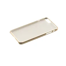 Tellur tvrdý kryt pre iPhone 7 Plus, s vodorovným pruhovaným vzorom, zlatý