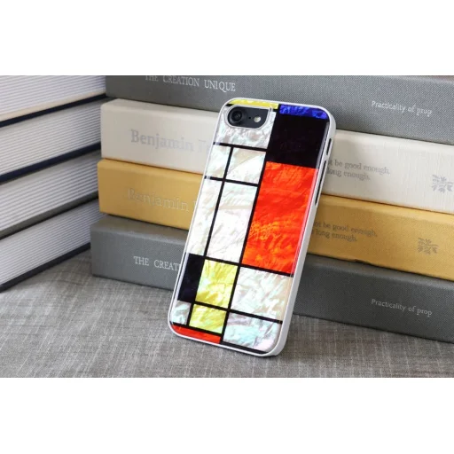 iKins puzdro pre Apple iPhone 8/7, Mondrian White - 2