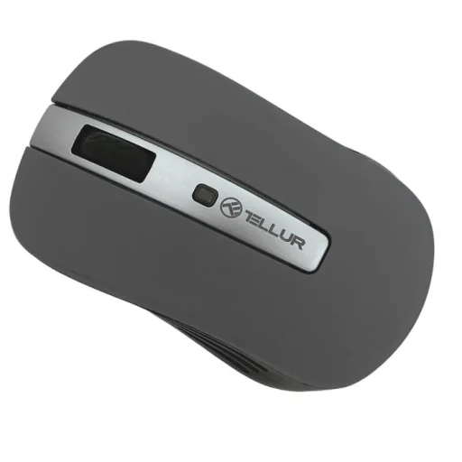 Tellur Basic bezdrôtová myš, LED, tmavosivá - 2