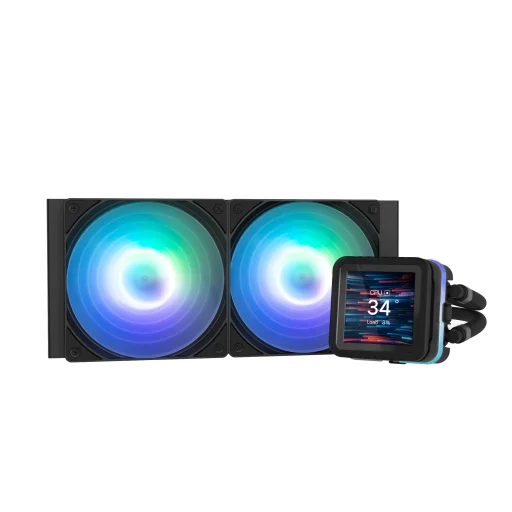 Zalman Alpha2 DS A24 240 mm fekete processzor vízhűtő - 1