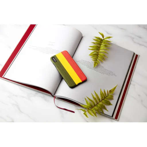 MAN&WOOD iPhone XS Max reggae black tok - 4