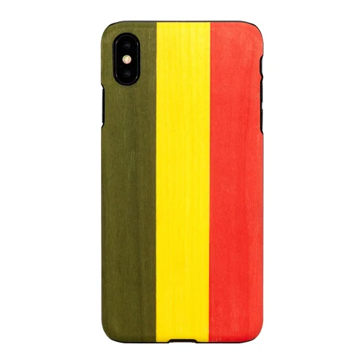 MAN&WOOD iPhone XS Max reggae black tok - 1