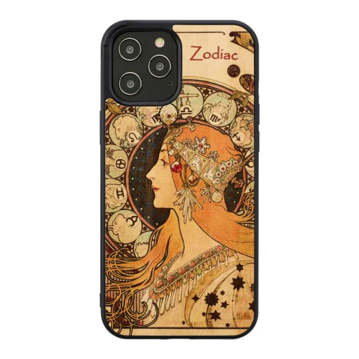 MAN&WOOD Zodiac Black tok Apple iPhone 12 Pro Max készülékhez - 1
