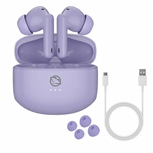 Manta MTWS008P Rytmo Purple bezdrôtové slúchadlá - 3