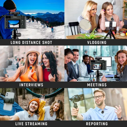 Easypix MyStudio Wireless Mic Duo 62022 bezdrôtový mikrofónny systém - 8