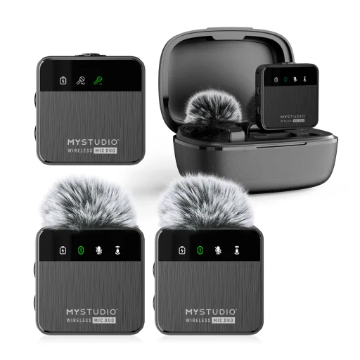 Easypix MyStudio Wireless Mic Duo 62022 bezdrôtový mikrofónny systém - 1