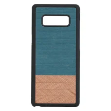 MAN&WOOD Samsung Galaxy Note8 (N950) denim black fahatású tok