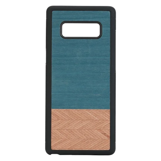 MAN&WOOD Samsung Galaxy Note8 (N950) denim black puzdro s efektom dreva - 1