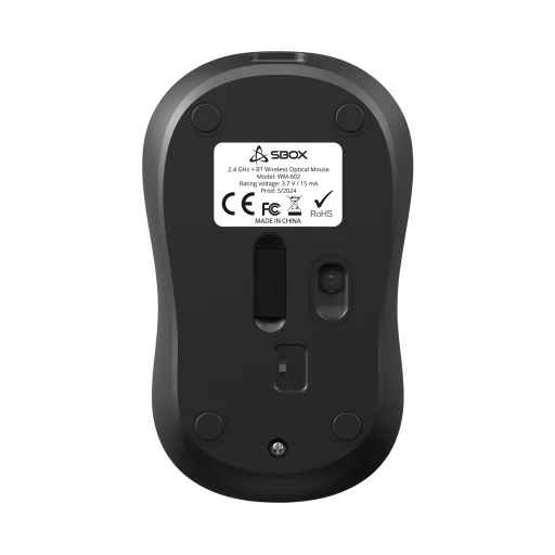 Sbox WM-602 Black bezdrôtová myš - 5