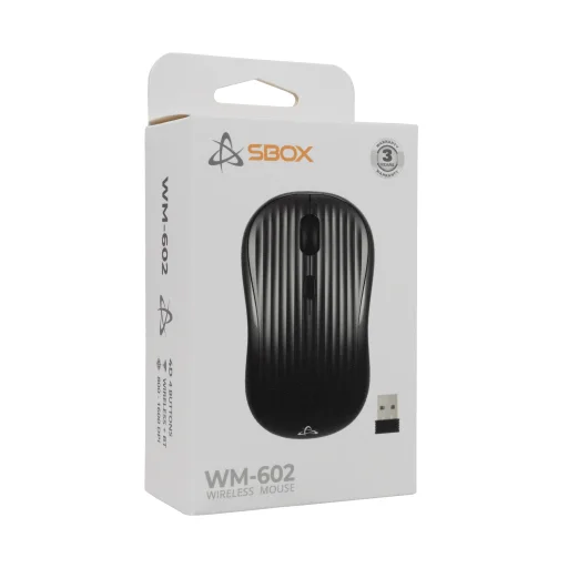 Sbox WM-602 Black bezdrôtová myš - 6