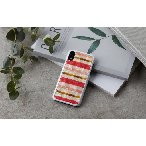 iKins iPhone XR flipové puzdro short cake biele puzdro - 4
