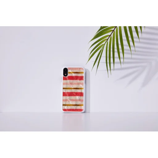 iKins iPhone XR flipové puzdro short cake biele puzdro - 5