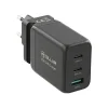 Tellur GaN 65W 3-portová sieťová nabíjačka, 2x USB-C + USB-A, EU/UK/US, čierna thumbnail