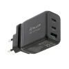Tellur GaN 65W 3-portová sieťová nabíjačka, 2x USB-C + USB-A, EU/UK/US, čierna thumbnail