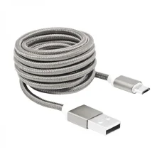 Sbox USB–Micro USB kábel 1,5 m biely