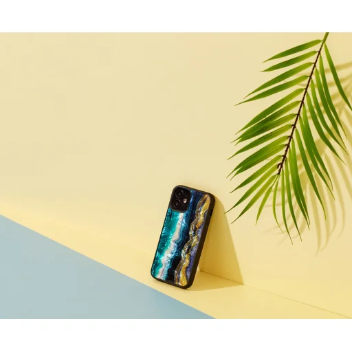 iKins Apple iPhone 12 mini tok lila achát mintával - 3
