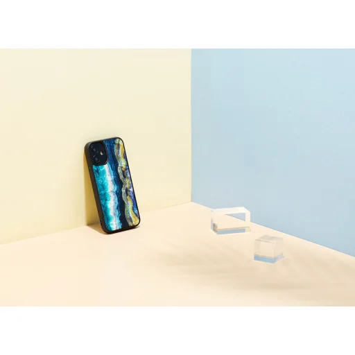 iKins Apple iPhone 12 mini tok lila achát mintával - 4