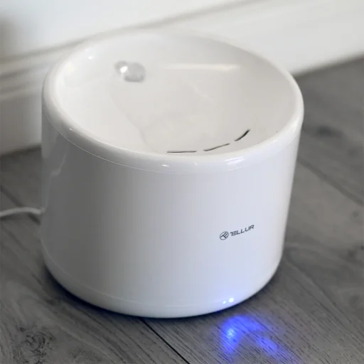 Tellur inteligentná WiFi napájačka pre domáce zvieratá, 2 l, biela - 6