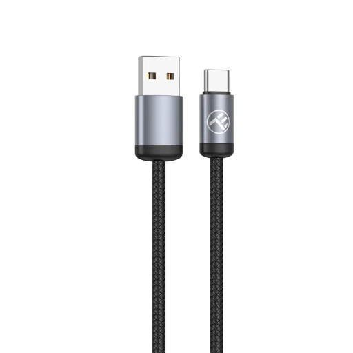 Tellur Minimalist USB–Type-C kábel 3A 1 m čierny - 1