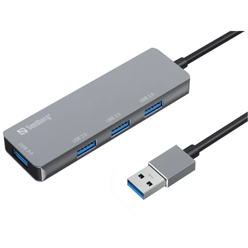 Sandberg 333-67 USB-A Hub 1xUSB 3.0 + 3xUSB 2.0 SAVER USB rozbočovač - 1