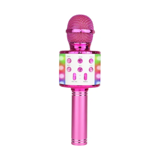 Manta MIC21-PKL rózsaszín Bluetooth karaoke mikrofon hangszóróval - 1