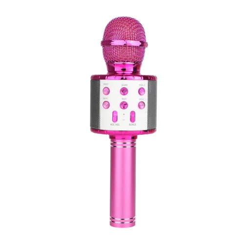 Manta MIC21-PKL rózsaszín Bluetooth karaoke mikrofon hangszóróval - 2