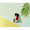 iKins tok Apple iPhone 12 Pro Max készülékhez, Mondrian fekete thumbnail