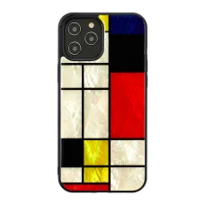 iKins tok Apple iPhone 12 Pro Max készülékhez, Mondrian fekete