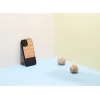 MAN&WOOD puzdro so vzorom rybej kosti nero čierna pre iPhone 12 / 12 Pro thumbnail