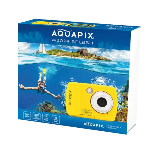 Easypix Aquapix W2024 Splash žltý vodotesný digitálny fotoaparát - 8