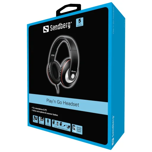 Sandberg 125-86 Playn Go Headset čierny headset - 2