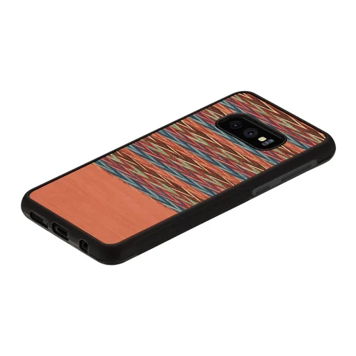 MAN&WOOD Samsung Galaxy S10e browny check black puzdro - 2