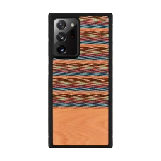 MAN&WOOD Browny Check Black puzdro pre Samsung Galaxy Note 20 Ultra