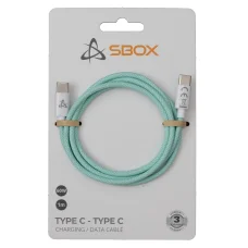 Sbox Type-C – Type-C M/M 1 m zelený kábel