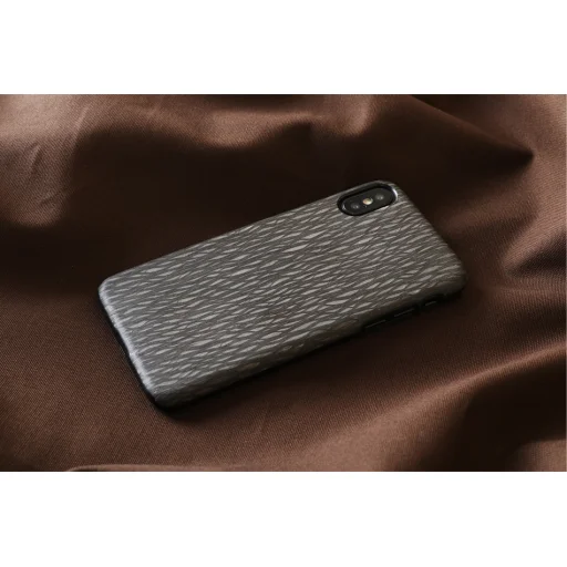 MAN&WOOD iPhone X/XS carbalho black puzdro - 2
