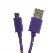 Sbox USB – Micro USB kábel 1 m USB-1031U fialový