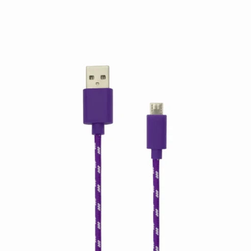 Sbox USB – Micro USB kábel 1 m USB-1031U fialový - 3